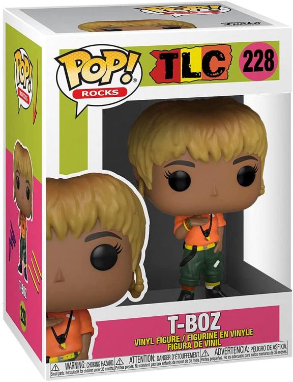 Funko Pop Rocks Tlc T-Boz 228 - Vinyl Figure Statuetta Rock Da Collezione 9 Cm