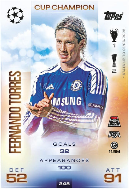 Topps Match Attax UEFA Champions League 2025/26 Gladiators Warriors Mega Tin Box Carte Calcio