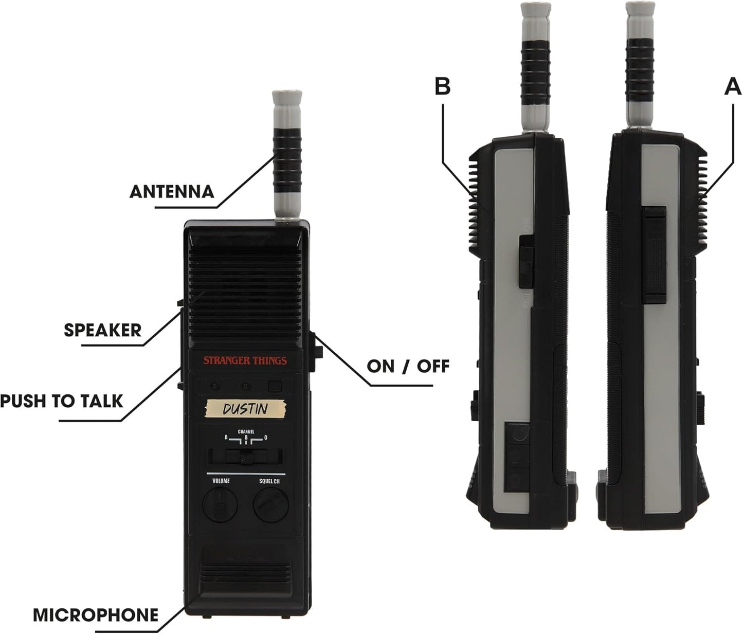 Walkie Talkie Stranger Things 2 pz Ricetrasmittenti Dustin / Lucas S.T.
