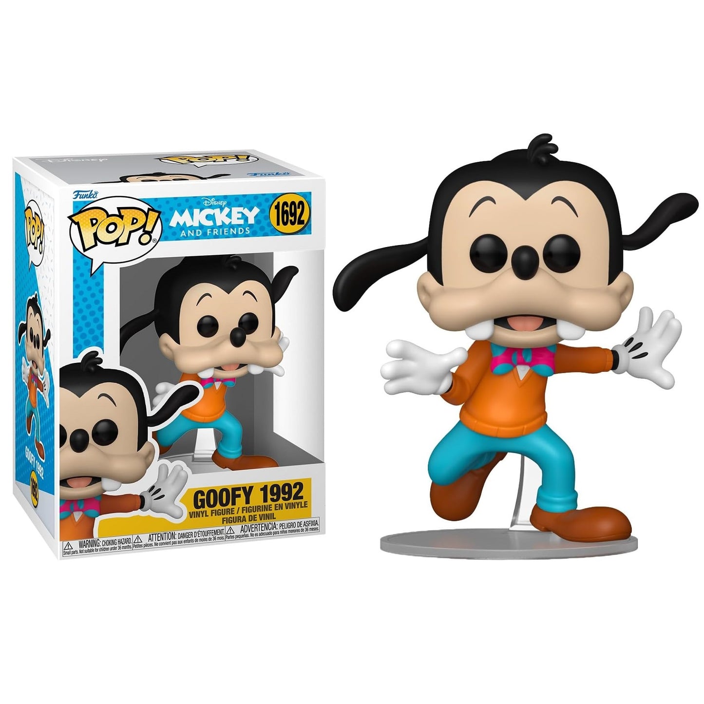 Funko Pop ! Disney Mickey & Friends - (1692) Goofy 1992 Pippo 9cm