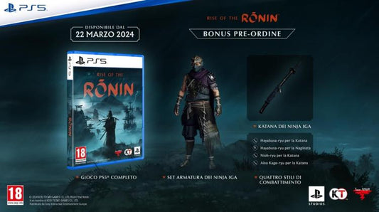 Rise Of The Ronin Ps5 Videogioco Playstation 5 Eu Italiano Nuovo Sigillato