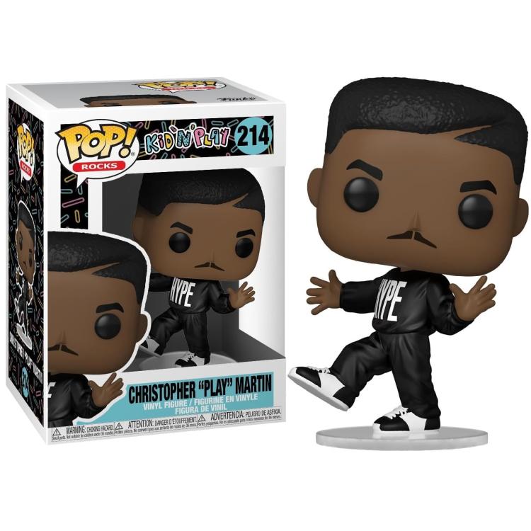 Funko Pop ! Rocks - Kid'N Play (214) Christopher "Play" Martin Vinyl Figure 9Cm