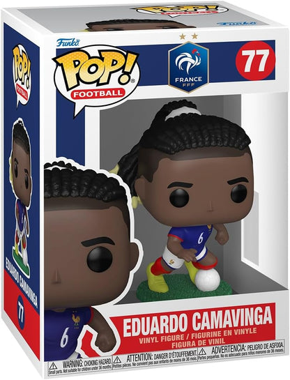 Funko Pop! Football: France FFF (77) Eduardo Camavinga - Vinyl Figure 9cm