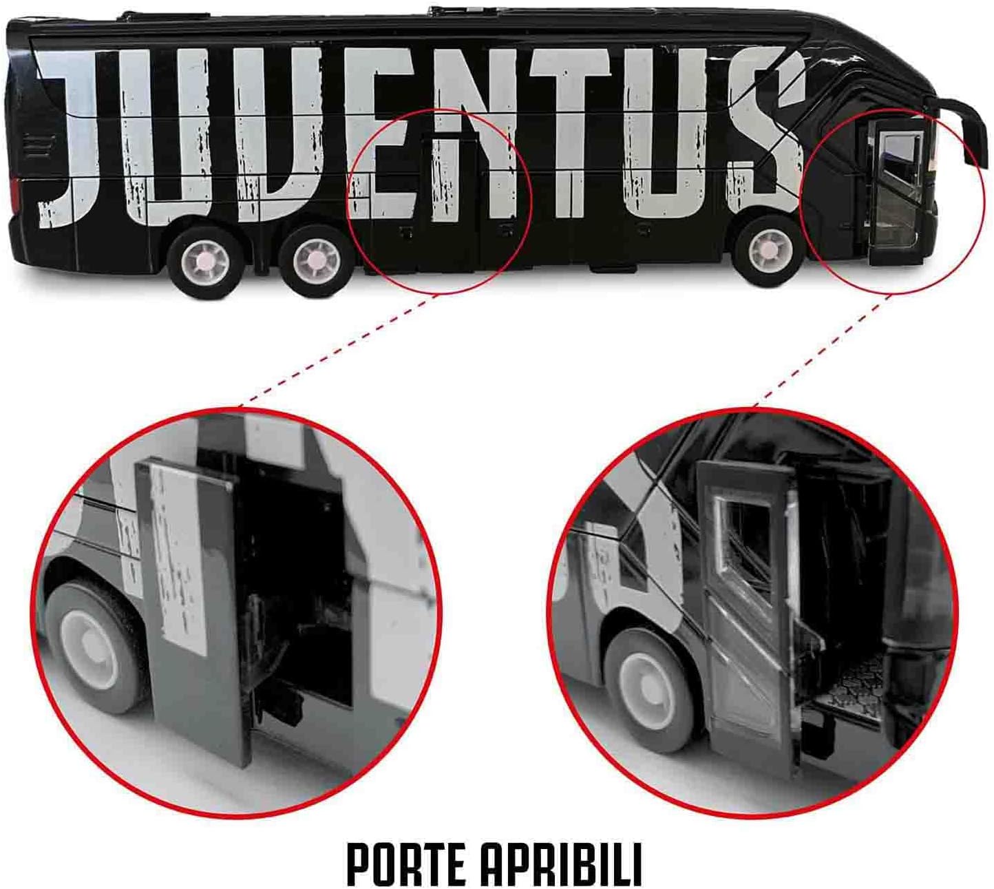 Banbo Toys - Sockers - Autobus Juventus - Action Figure Football/Calcio Statuetta da Collezione 20cm