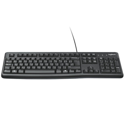Logitech K120 Tastiera Business Pc Cablata Usb Layout Italiano Qwerty Silenziosa