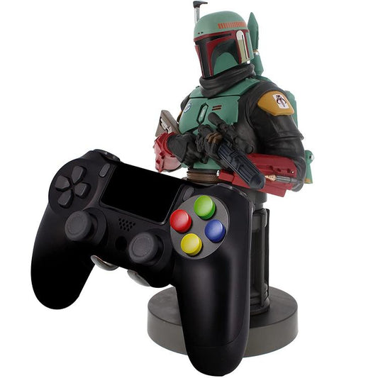 Cable Guys Star Wars Boba Fett Statuetta Stand Per Smartphone E Controller Gioco