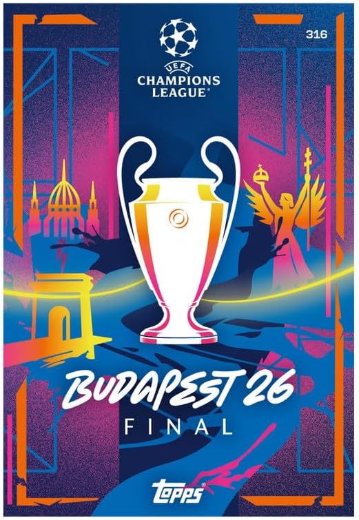 Topps Match Attax Extra 2025 / 2026 X Tin Carte Calcio UEFA Champions League