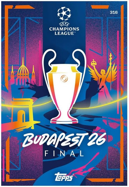 Topps Match Attax Extra 2025 / 2026 X Tin Carte Calcio UEFA Champions League