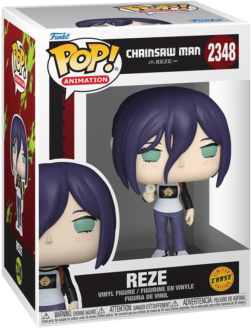 Funko Pop! Animation: Chainsaw Man The Movie Reze Arc (2348) Reze (Chase Edition) Vinyl Figure 9cm