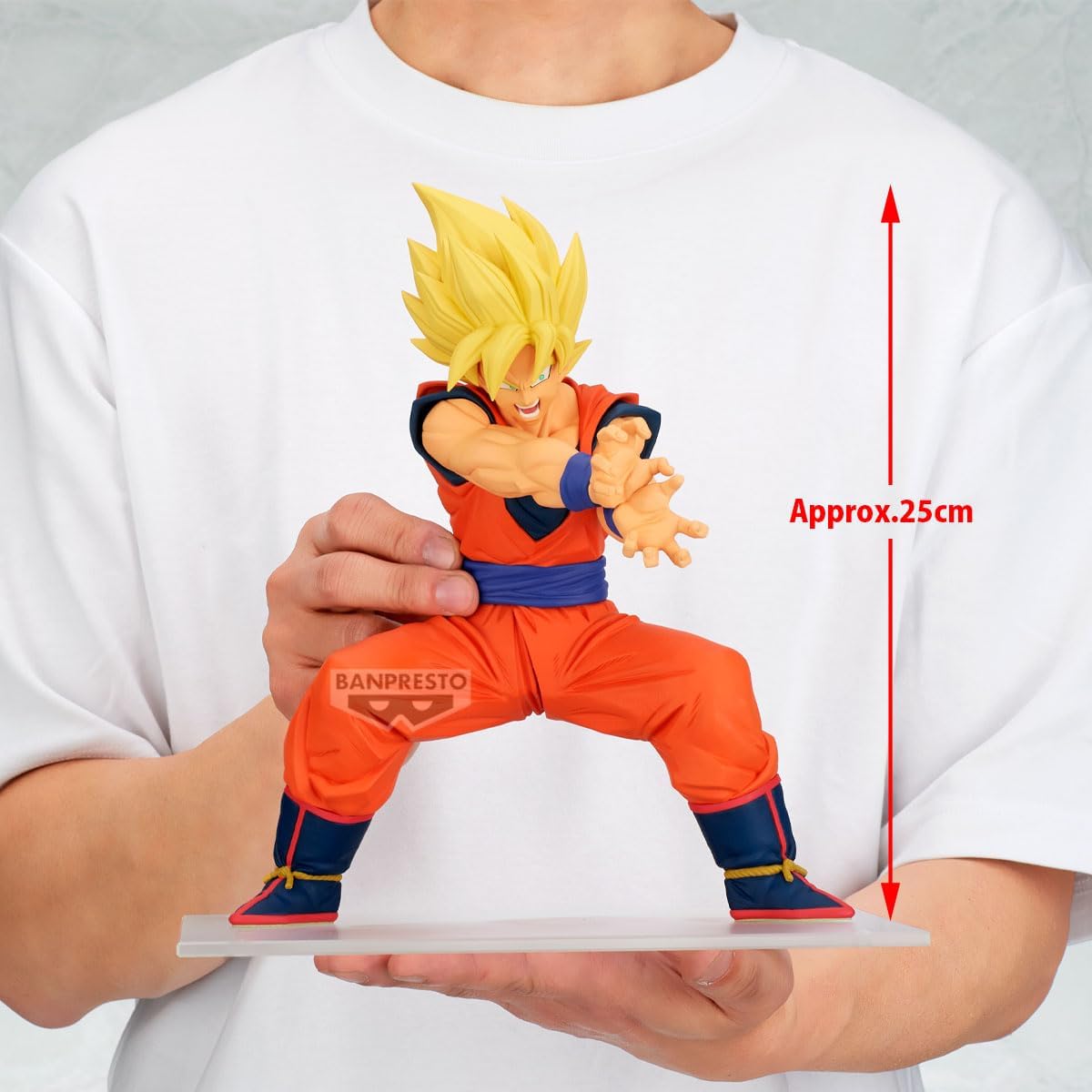 Banpresto Grandista Dragon Ball Z: Son Goku Super Saiyan Statua Da Collezione - Figure 26cm PVC