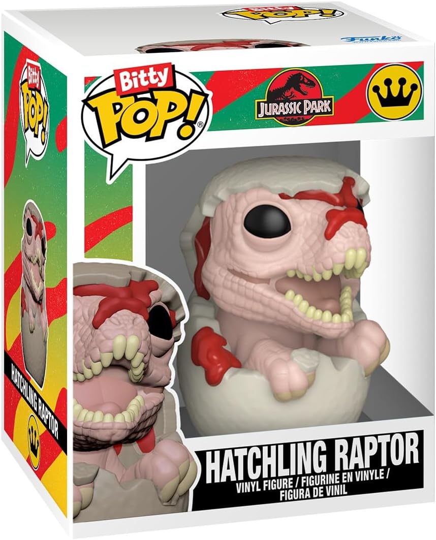 Funko Bitty Pop! Jurassic Park (4 Pack) w/ Bitty Display & Mystery Pop - Mini Vinyl Figure 2cm