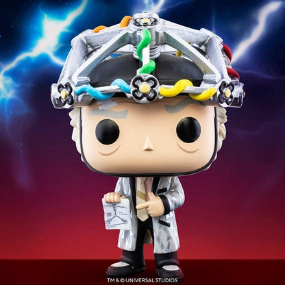 Funko Pop ! Movies Back To The Future - (959) Doc With Helmet Ritorno Al Futuro