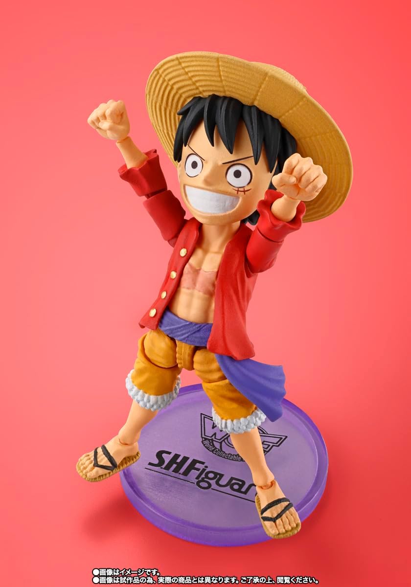 Bandai Tamashii Nations S.H. Figuarts: One Piece Monkey D. Luffy - Figure Articolata 9cm