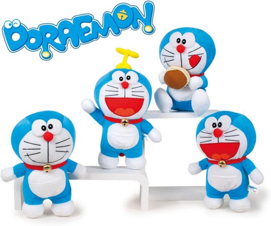 Peluche Doraemon 40Cm Play By Play Pupazzo Morbido Da Collezione Big Size Nuovo