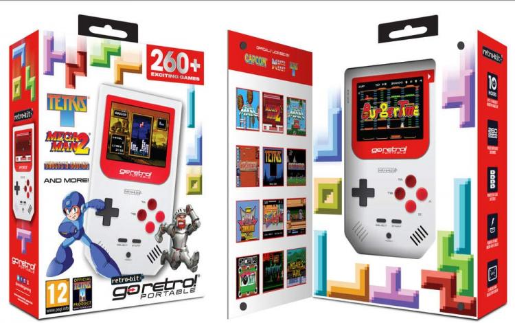 Go Retro Mini Console Arcade Portatile 260 Giochi Videogioco Psp Gameboy Vintage