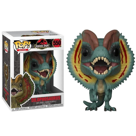 Funko Pop ! Movies Jurassic Park 25Th - (550) Dilophosaurus Figure Vinyl 9Cm