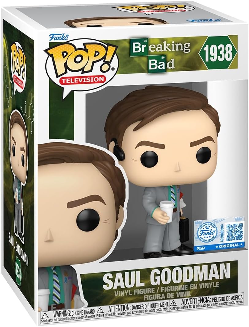 Funko Pop! Television: Breaking Bad - (1938) Saul Goodman Figure Special 9cm