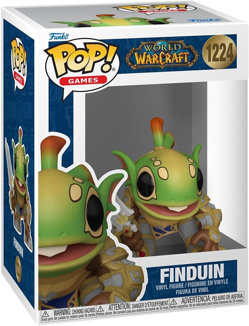 Funko Pop! Games: World of Warcraft (1224) Finduin - Vinyl Figure 9cm