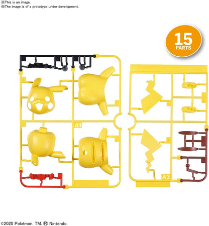 Bandai Pokémon: Model Kit Pokepla Plamo Quick 01 Pikachu - Figure 10cm PVC