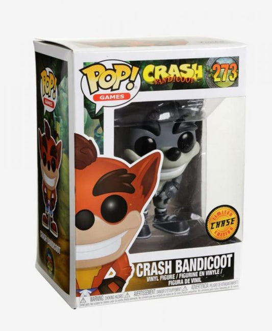 Funko Pop Crash Bandicoot 273 Crash Vinyl Figure Chase Limited Edition Exclusive