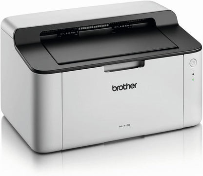 BROTHER STAMPANTE LASER B/N 20PPM USB HL-1110 BIANCO/NERO FORMATI STAMPA A4 USB