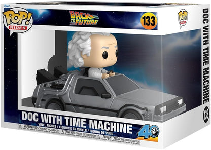 Funko Pop! Rides: Back To The Future (133) Doc With Time Machine - Figure 15cm