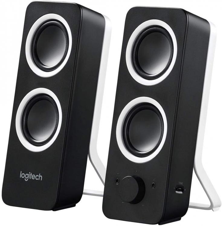 Logitech Speaker 2.0 Z200 10Watt Pc Audio Stereo Completo Jack Audio 3.5Mm Nero