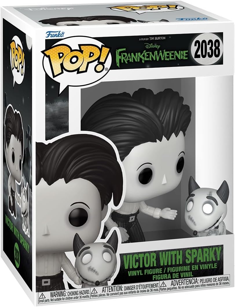 Funko Pop! Disney Frankenweenie (2038) Victor Witch Sparky - Vinyl Figure 9cm