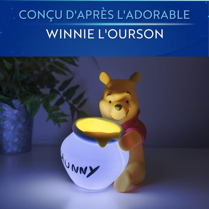 Paladone Lampada Disney Winnie The Pooh Con Vaso Luce Notturna Portatile