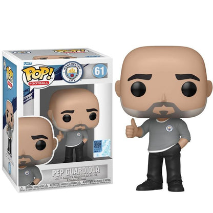 Funko Pop ! Football Manchester City - (61) Pep Guardiola Coach Figure Champions