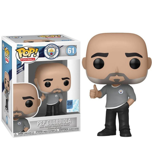 Funko Pop ! Football Manchester City - (61) Pep Guardiola Coach Figure Champions