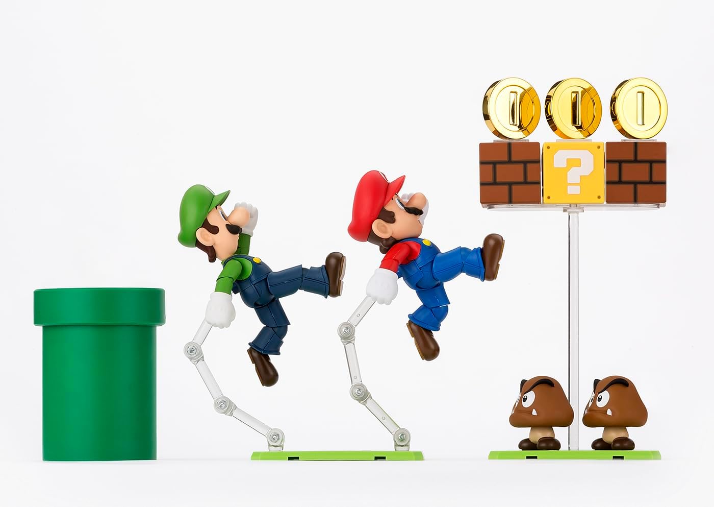 Bandai Namco S.H. Figuarts: Set di gioco Super Mario - Action Figure Tamashi Nations