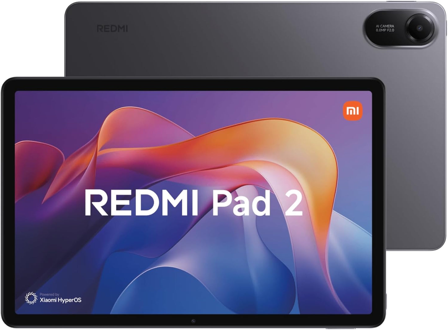 Xiaomi Redmi Pad 2 11" 4/128GB WiFi HyperOS Grigio Tablet + Cover Ita