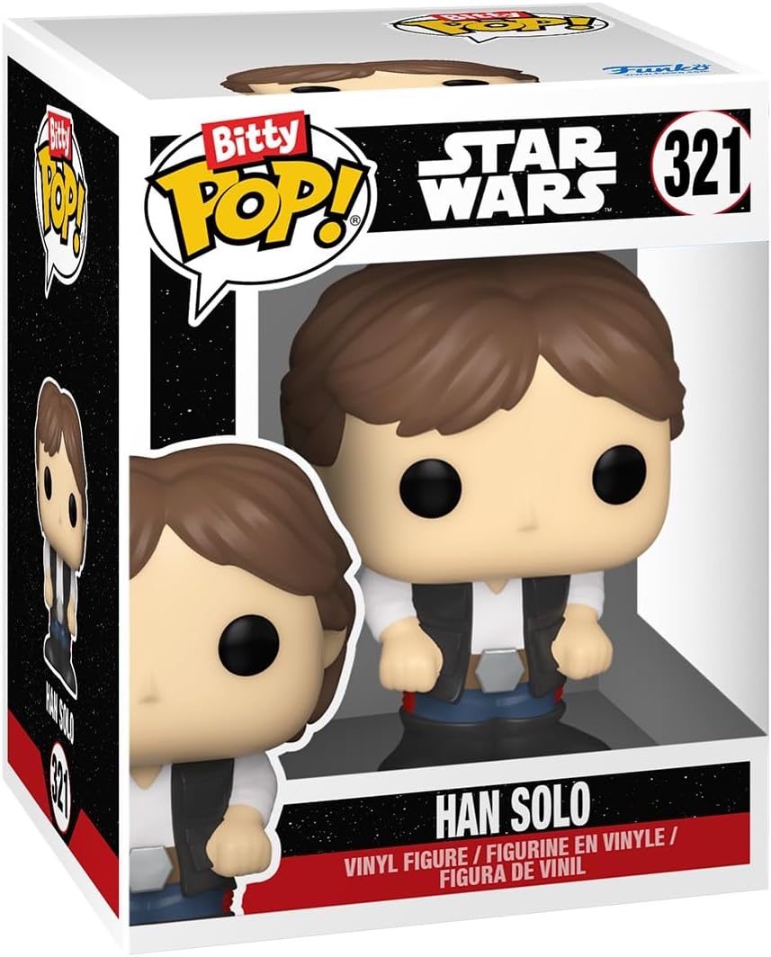 Funko Bitty Pop! Rides: Star Wars - Han Solo & The Millennium Falcon Mini Figure 5cm