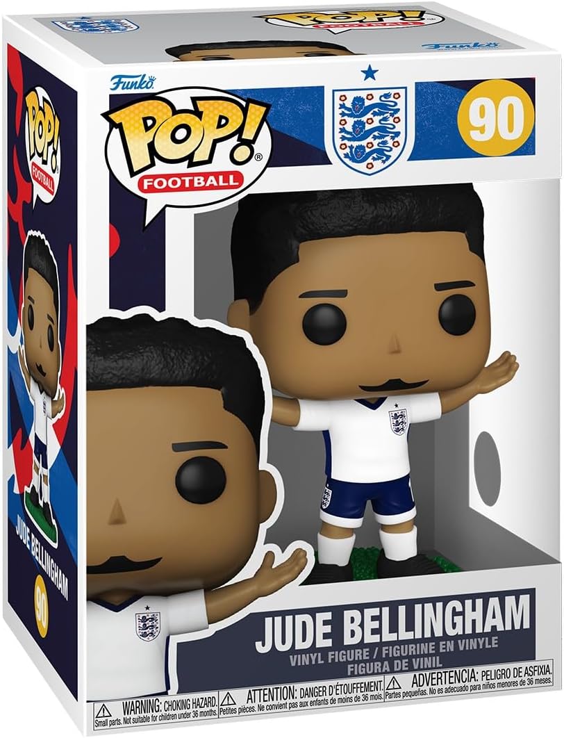 Funko Pop! Football: England (90) Jude Bellingham - Vinyl Figure 9cm