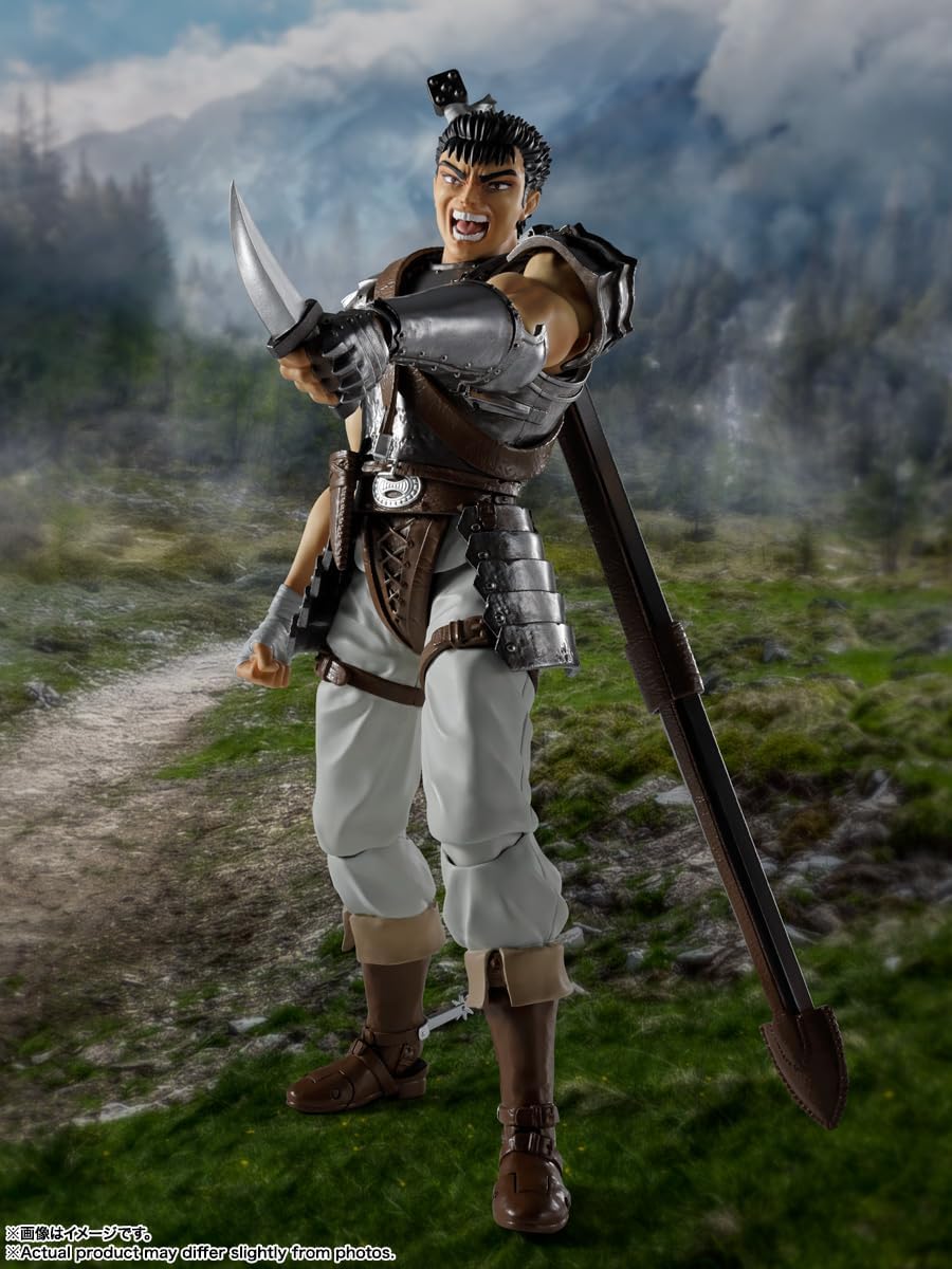 Bandai S.H. Figuarts: Berserk Guts The Band of The Hawk - Figure Articolata 16cm