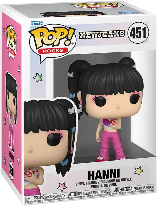 Funko Pop ! Rocks - New Jeans - (451) Hanni Vinyl Figure 9Cm