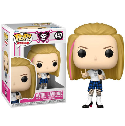Funko Pop ! Rocks (447) Avril Lavigne - Girlfriend Vinyl Figure 9Cm Statuetta