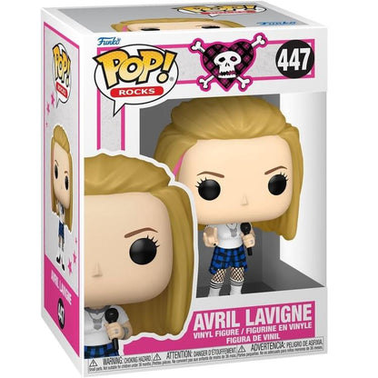 Funko Pop ! Rocks (447) Avril Lavigne - Girlfriend Vinyl Figure 9Cm Statuetta