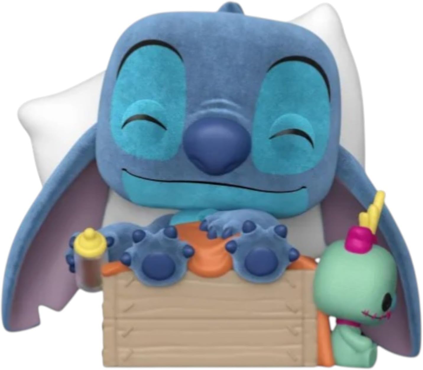 Funko Pop Disney Lilo & Stitch (1607) Sleeping Stitch Box Flocked - Figure 9cm