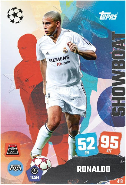 Topps Match Attax UEFA Champions League 2025/26 (1 Mega Tin Random) Box Carte Calcio