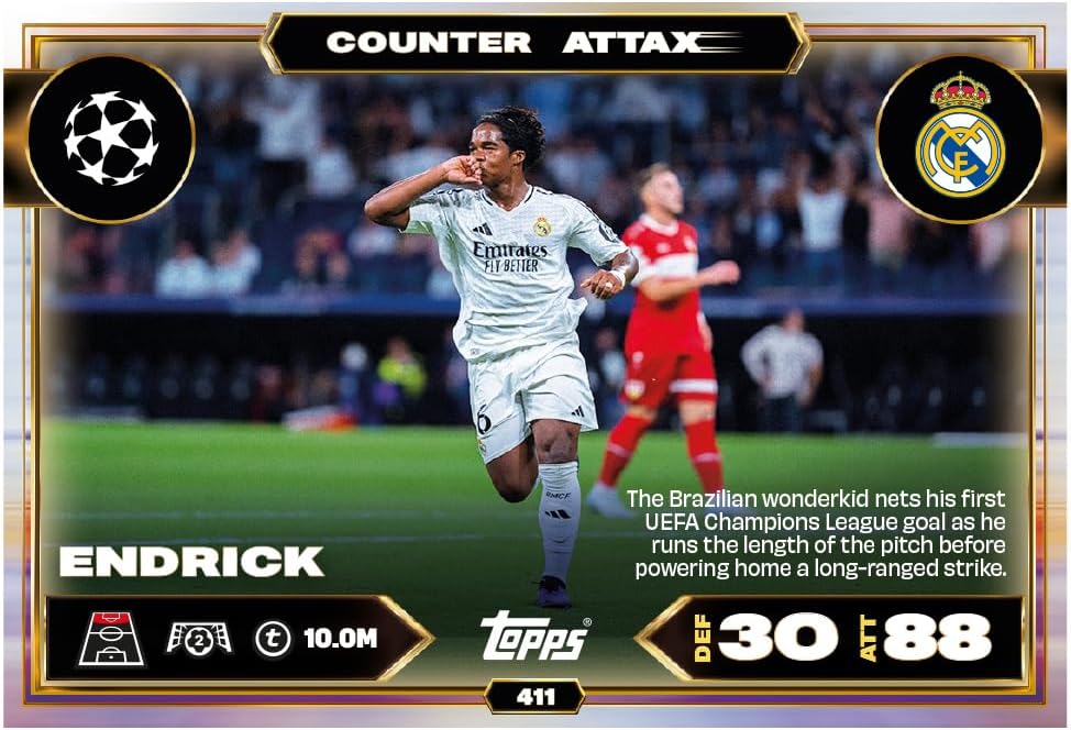 Topps Match Attax UEFA Champions League 2025/26 Gladiators Spartans Mega Tin Box Carte Calcio