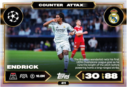 Topps Match Attax UEFA Champions League 2025/26 Gladiators Spartans Mega Tin Box Carte Calcio