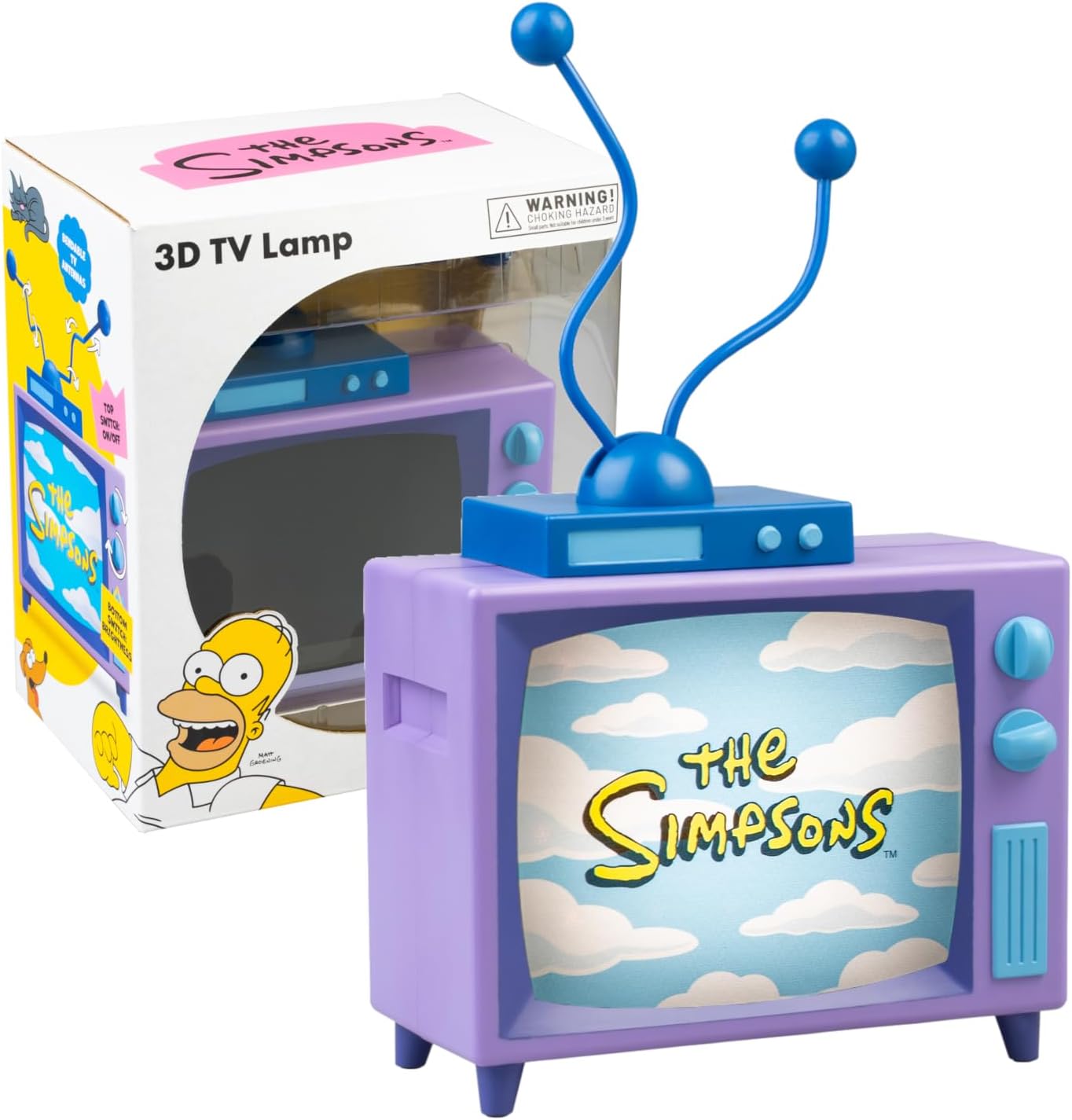 Lampada The Simpsons TV Gadget Room - Logo LED Televisore Simpson Light