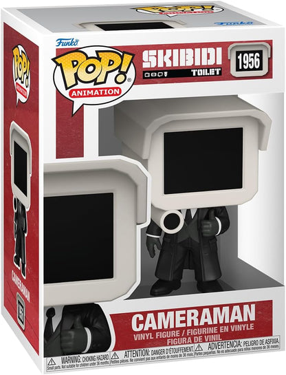 Funko Pop! Animation: Skibidi Toilet (1956) Cameraman (Meme) Vinyl Figure 9cm