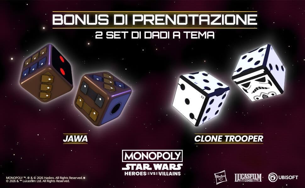 Monopoly: Star Wars Heroes vs Villains Ps5 Videogioco Playstation 5 Italiano