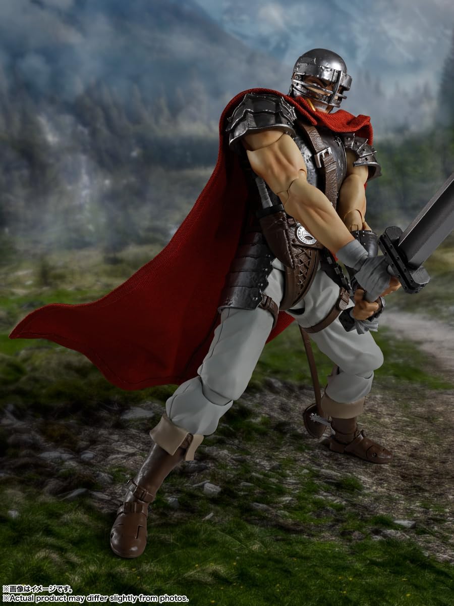 Bandai S.H. Figuarts: Berserk Guts The Band of The Hawk - Figure Articolata 16cm