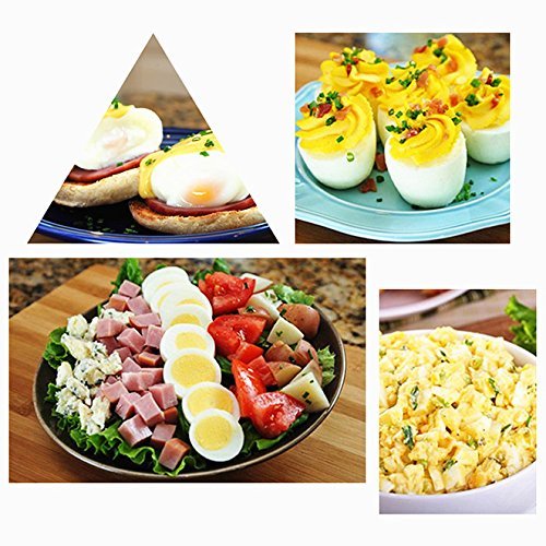 BOLLITORE PER 6 UOVA SGUSCIATE CUOCI UOVA IN SILICONE UOVA SODE FRITTATA EGG BOL
