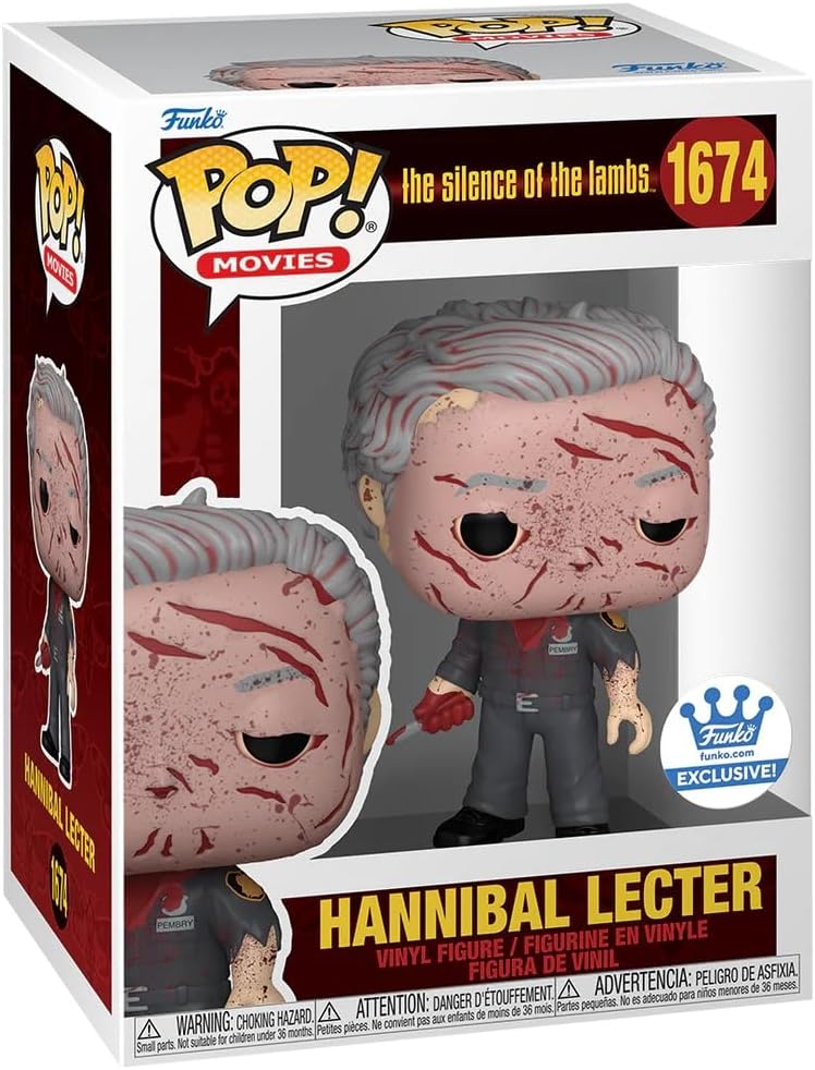 Funko Pop ! Movies Il Silenzio Degli Innocenti - (1674) Hannibal Lecter Bloody Exm