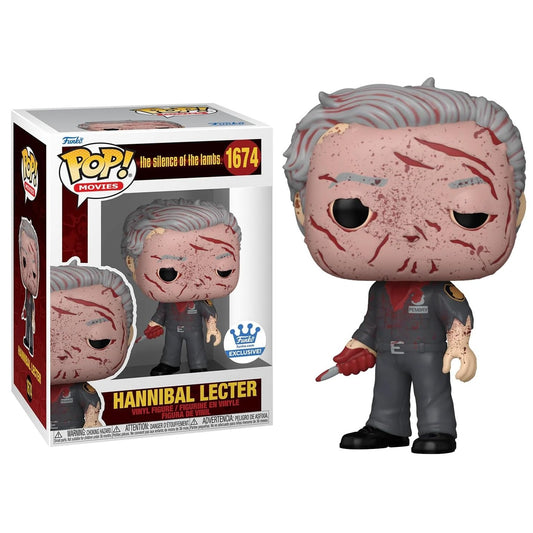 Funko Pop ! Movies Il Silenzio Degli Innocenti - (1674) Hannibal Lecter Bloody Exm